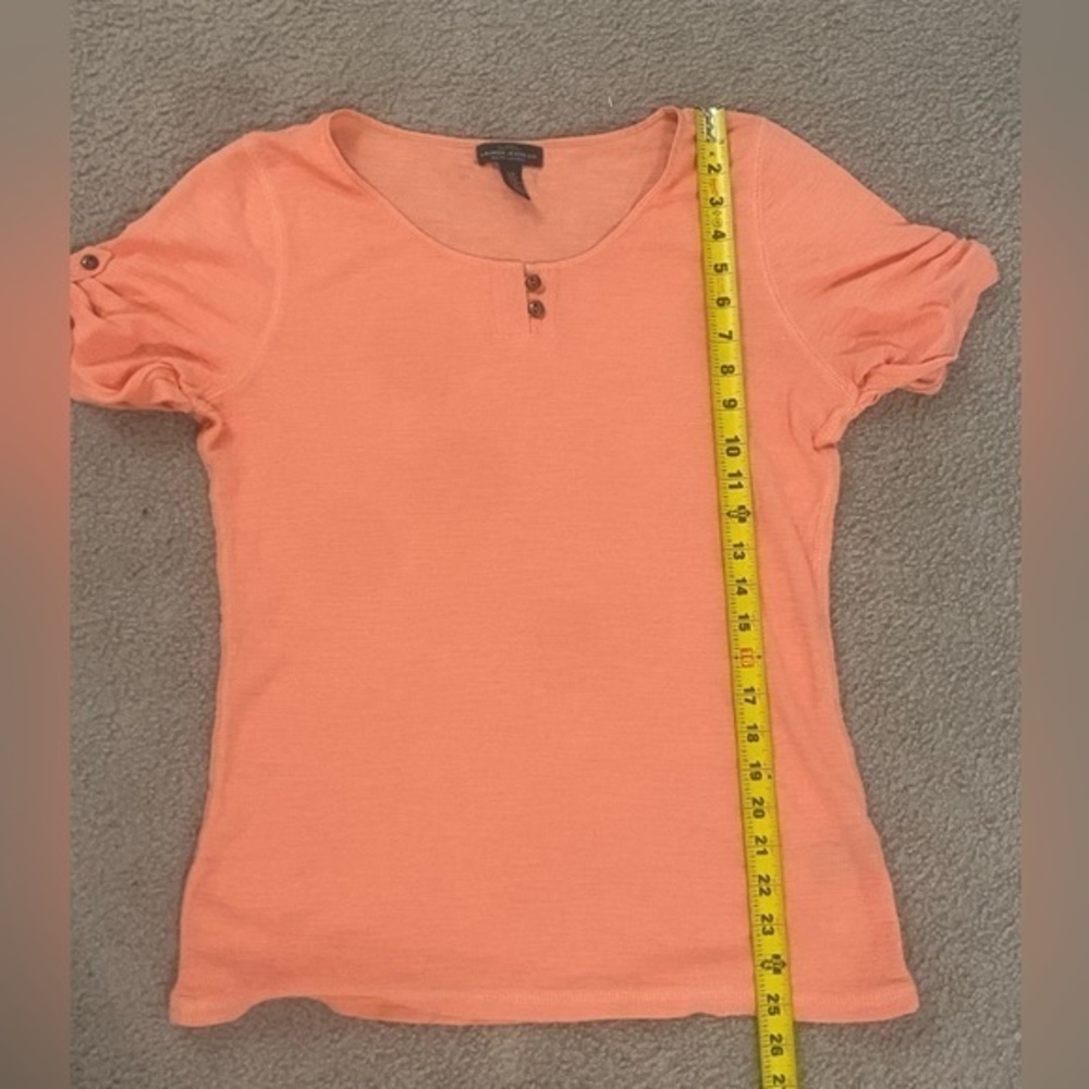 Ralph Lauren‎ Jeans Co Women’s Size 12 Coral Top - Picture 3 of 7